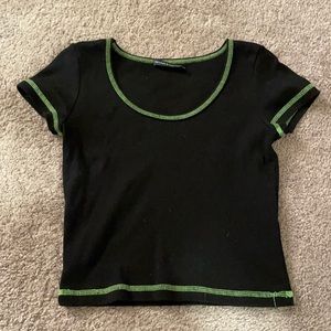 Brandy Melville Zelly Contrast Stitch Top